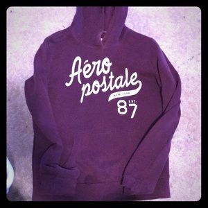 Dark purple hoodie